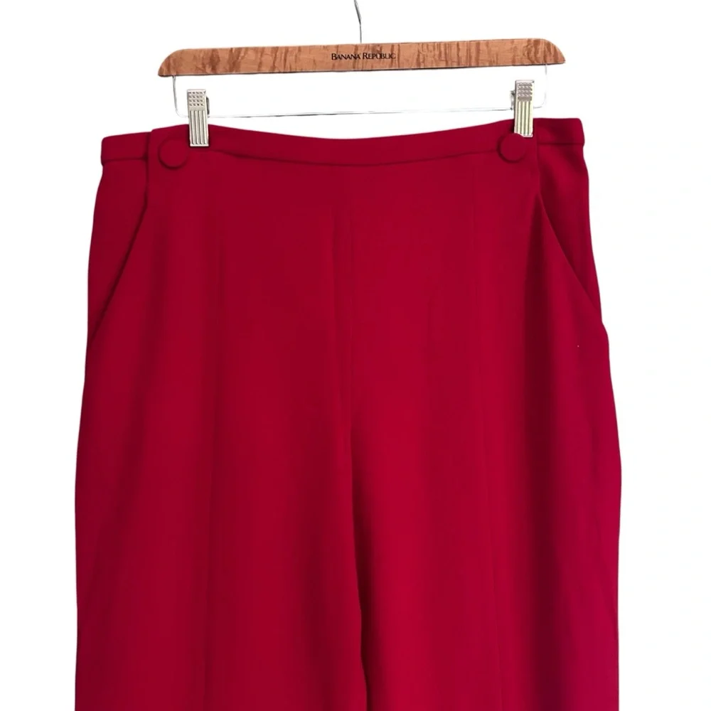 Karen Millen Red Straight Leg Pants - Picture 7 of 10